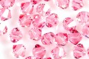 Preciosa, bicone bead, light rose, 4mm - x40