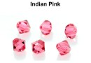 Preciosa, margele bicone, indian pink, 4mm - x40
