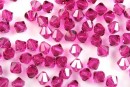 Preciosa, bicone bead, fuchsia, 4mm - x40