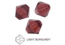 Preciosa, margele bicone, light burgundy, 4mm - x40