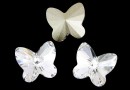 Preciosa, fancy fluture, crystal, 5mm - x2