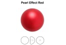 Preciosa, cabochon perla cristal, red, 8mm - x4