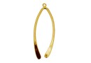 Pendant bail, gold plated 925 silver, 38mm - x1