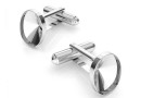 Cufflink base, 925 silver, for Swarovski 4122 14x10mm - x1pair