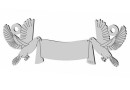 Link pigeons, 925 silver, 32mm  - x1