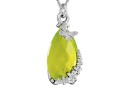 Pendant bail for 6016 16mm Swarovski pendant, 925 silver - x1