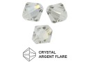 Preciosa, bicone bead, crystal argent flare, 6mm - x20