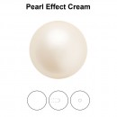 Perle Preciosa cu un orificiu, cream, 10mm - x2