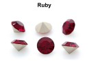 Preciosa chaton SS34, ruby, 7mm - x4