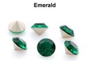 Preciosa chaton SS34, emerald, 7mm - x4