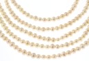 Perle de cultura - 7x6mm, alb
