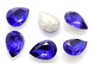 Ideal crystals, fancy drop, majestic blue, 10x7mm - x4