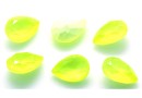 Ideal crystals, fancy picatura, neon yellow, 10x7mm - x4