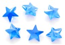 Ideal crystals, fancy star, light blue, 10mm - x1