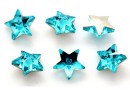 Ideal crystals, fancy star, aquamarine, 10mm - x1