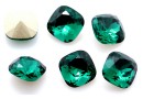 Ideal crystals, fancy square, emerald, 10mm - x2