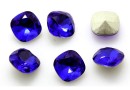 Ideal crystals, fancy square, majestic blue, 10mm - x2