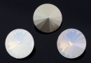 Ideal crystals, rivoli, mix white opal, 8mm - x4