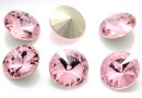 Ideal crystals, rivoli, light rose, 8mm - x4