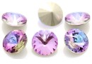 Ideal crystals, rivoli, mix violet vitrail, 8mm - x4