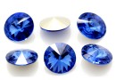 Ideal crystals, rivoli, sapphire, 10mm - x4