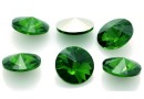 Ideal crystals, rivoli, fern green, 12mm - x2