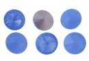 Ideal crystals, rivoli, mix air blue opal, 12mm - x2