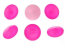 Ideal crystals, rivoli, neon pink, 14mm - x2