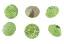 Ideal crystals, chaton, mix peridot crackled, 8mm - x6