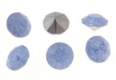 Ideal crystals, chaton, mix light blue crackled, 8mm - x6