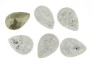 Ideal crystals, fancy picatura, crystal crackled, 14x10mm - x2