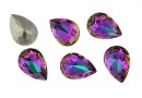 Ideal crystals, fancy picatura, zircon vitrail, 10x7mm - x4