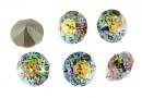 Ideal crystals, chaton, rainbow patina, 10mm - x2