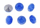 Ideal crystals, chaton, mix sapphire crackled, 8mm - x6