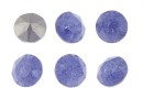 Ideal crystals, chaton, mix tanzanite crackled, 8mm - x6