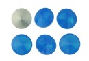 Ideal crystals, rivoli, caribbean blue opal, 12mm - x2