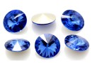 Ideal crystals, rivoli, sapphire, 8mm - x4