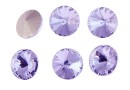 Ideal crystals, rivoli, violet, 8mm - x4