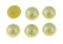 Ideal crystals, cabochon, jonquil, 6.5mm - x2