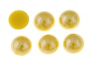 Ideal crystals, cabochon, sunflower, 3.8mm - x10