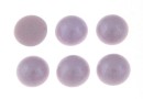 Ideal crystals, cabochon, smoky violet, 8.5mm - x2