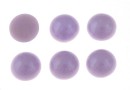 Ideal crystals, cabochon, lavender, 6.5mm - x2