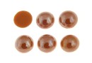 Ideal crystals, cabochon, chocholate delite, 8.5mm - x2