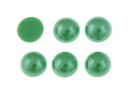 Ideal crystals, cabochon, forest green, 8.5mm - x2