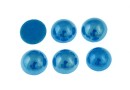 Ideal crystals, cabochon, imperial blue, 6.5mm - x2