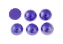 Ideal crystals, cabochon, royal blue, 6.5mm - x2
