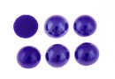 Ideal crystals, cabochon, lapis blue, 6.5mm - x2