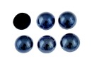 Ideal crystals, cabochon, hematite, 6.5mm - x2