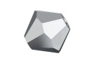 Preciosa, bicone bead, jet light hematite full, 3mm - x40