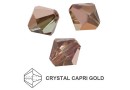 Preciosa, bicone bead, capri gold, 3mm - x40